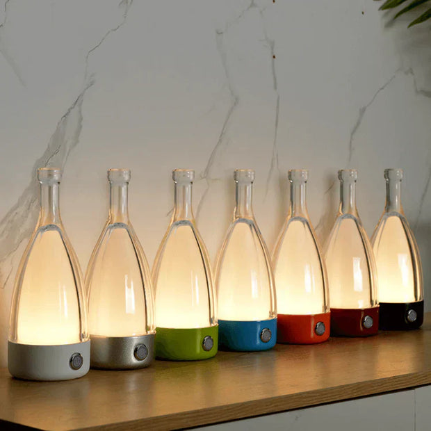 GlanzFlasche | Elegante Flaschenlampe für charmante Beleuchtung - Brezella