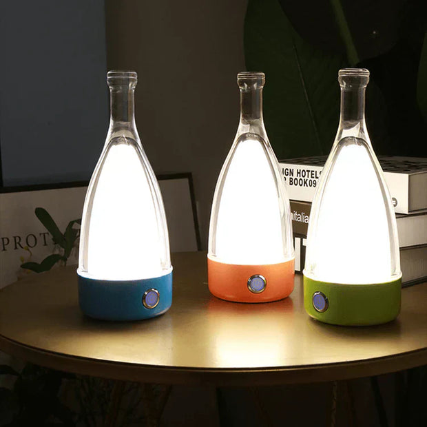 GlanzFlasche | Elegante Flaschenlampe für charmante Beleuchtung - Brezella