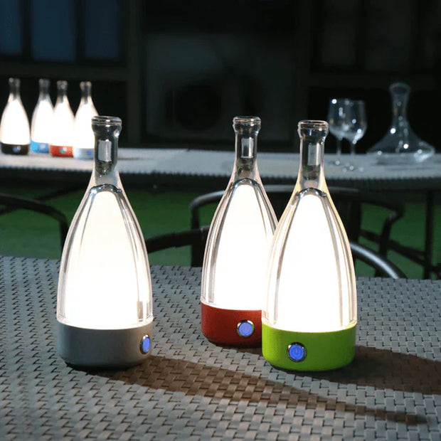GlanzFlasche | Elegante Flaschenlampe für charmante Beleuchtung - Brezella
