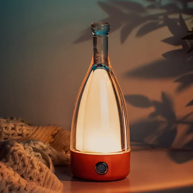 GlanzFlasche | Elegante Flaschenlampe für charmante Beleuchtung - Brezella