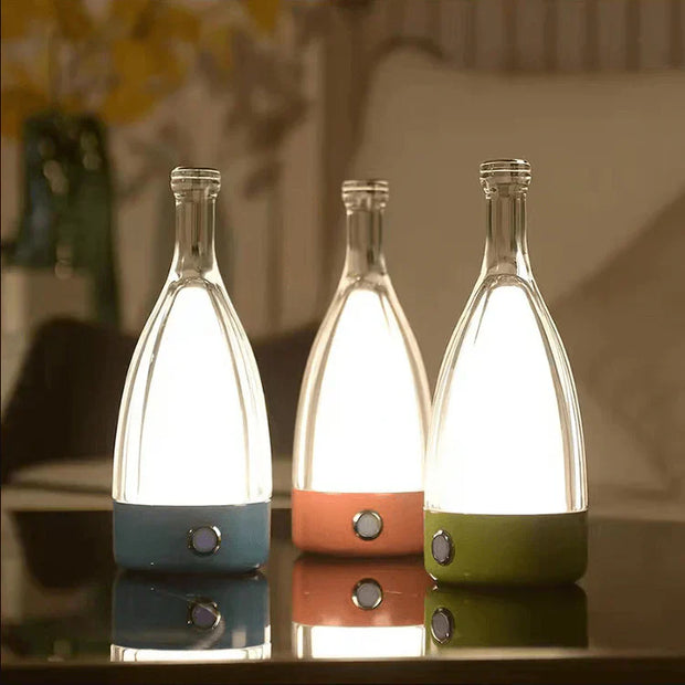 GlanzFlasche | Elegante Flaschenlampe für charmante Beleuchtung - Brezella