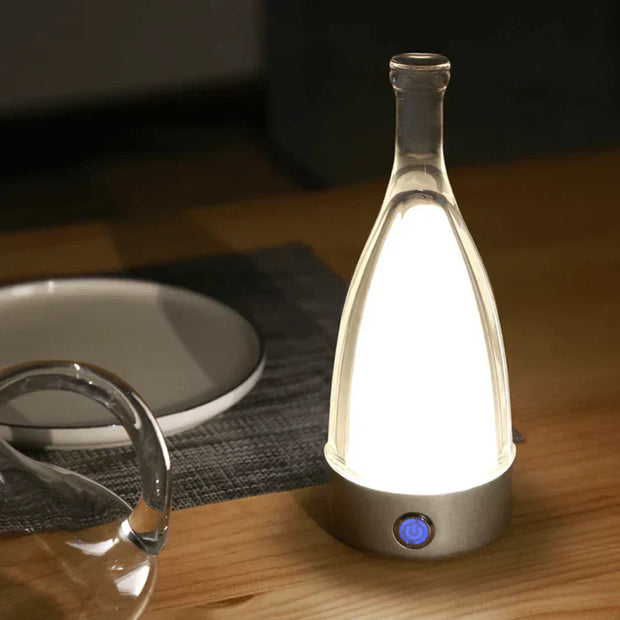 GlanzFlasche | Elegante Flaschenlampe für charmante Beleuchtung - Brezella