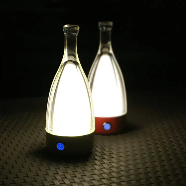 GlanzFlasche | Elegante Flaschenlampe für charmante Beleuchtung - Brezella